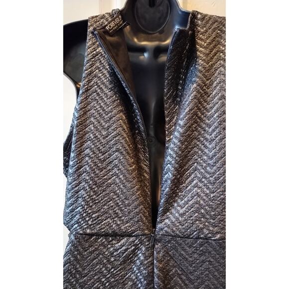 Forever 21 the moon side cutouts metallic sleeveless mini dress size 1X - Picture 15 of 16